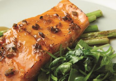 Maple Soy Glazed Salmon